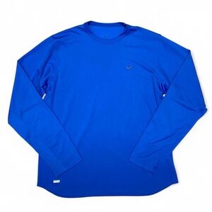 Y2K Nike royal blue dri fit Longsleeve